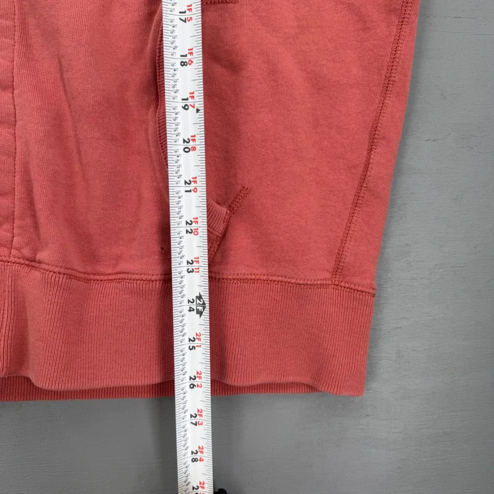 Vintage Polo Ralph Lauren Faded Zip Hoodie Salmon Pink Aztec Hood Lining Large